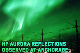 HF Aurora Reflections Observed at Anchorage, Alaska USA