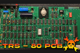 Brand-New PCB Makes Replica TRS-80 Possible