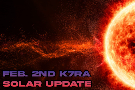Feb 2nd K7RA Solar Update